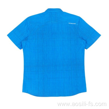 Men's Polyester Spandex Shirts in summer